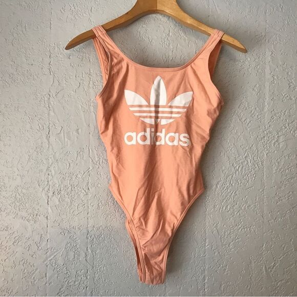 Adidas One Piece Open Back Swim Suit (S) - Picture 2 of 5